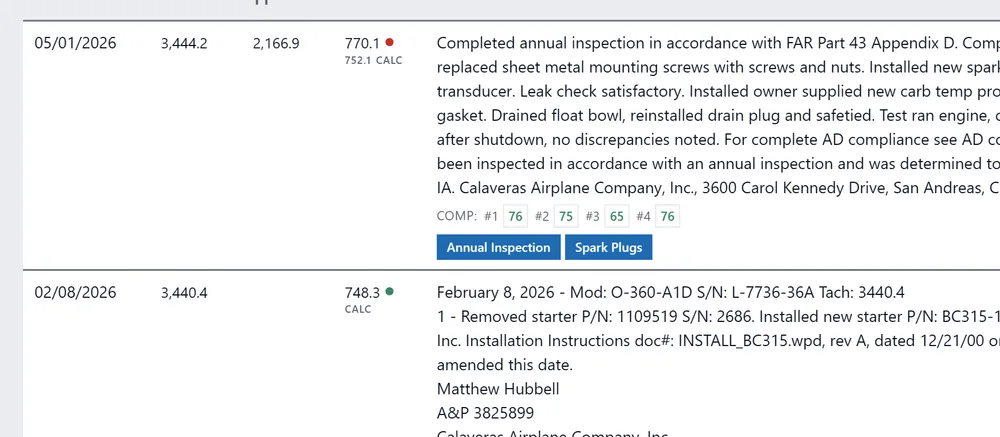 Red flag on a time discrepancy